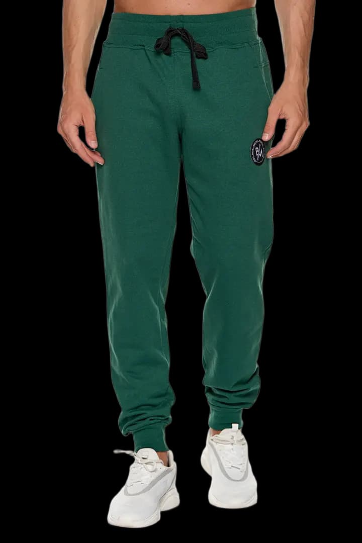 Παντελόνι φούτερ με μανσέτες και στάμπα #1180 - Κυπαρισσί