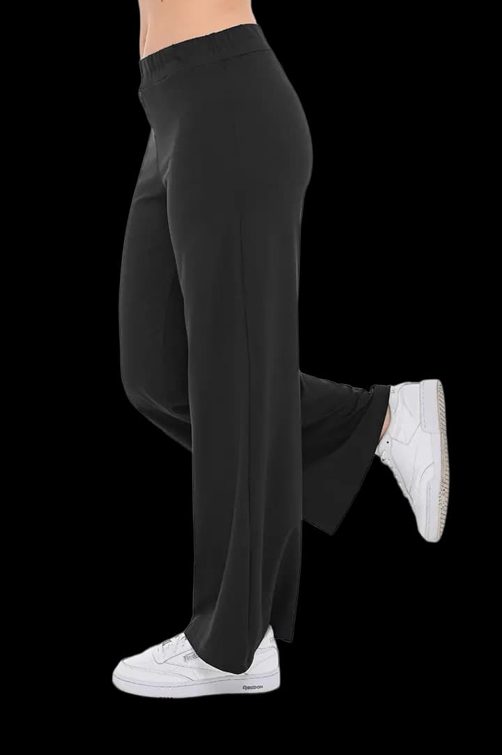 Παντελόνα viscose lycra ψιλή #1396 - Μαύρο