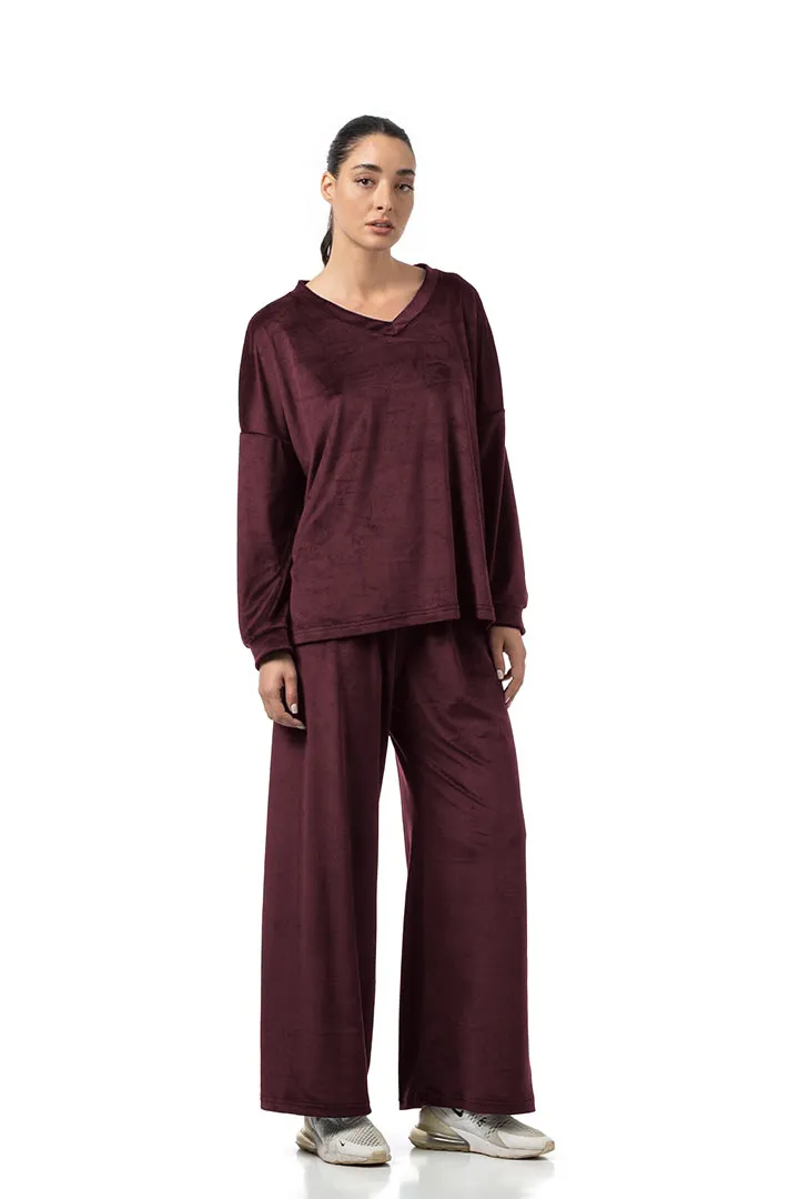 Σετ βελούδο λαιμόκοψη Plus Size #1475/76 - Προϊόν