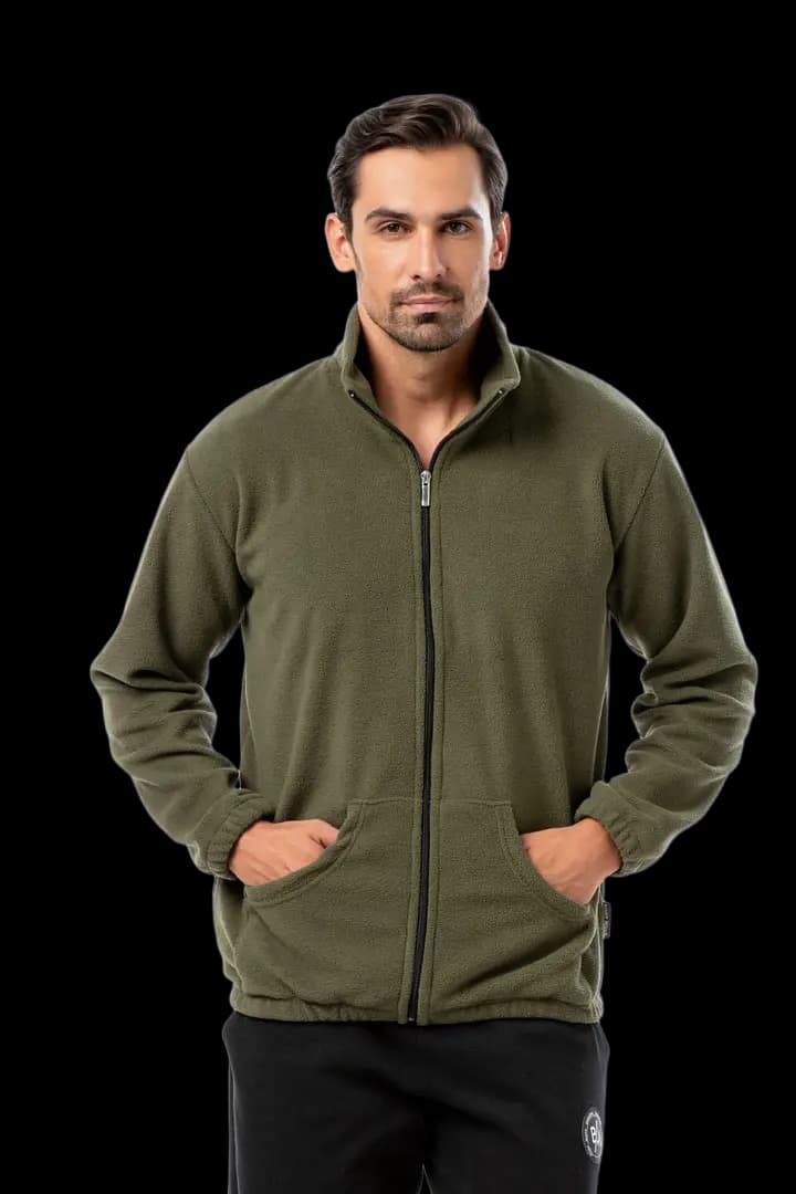Ζακέτα fleece #575 - Χακί