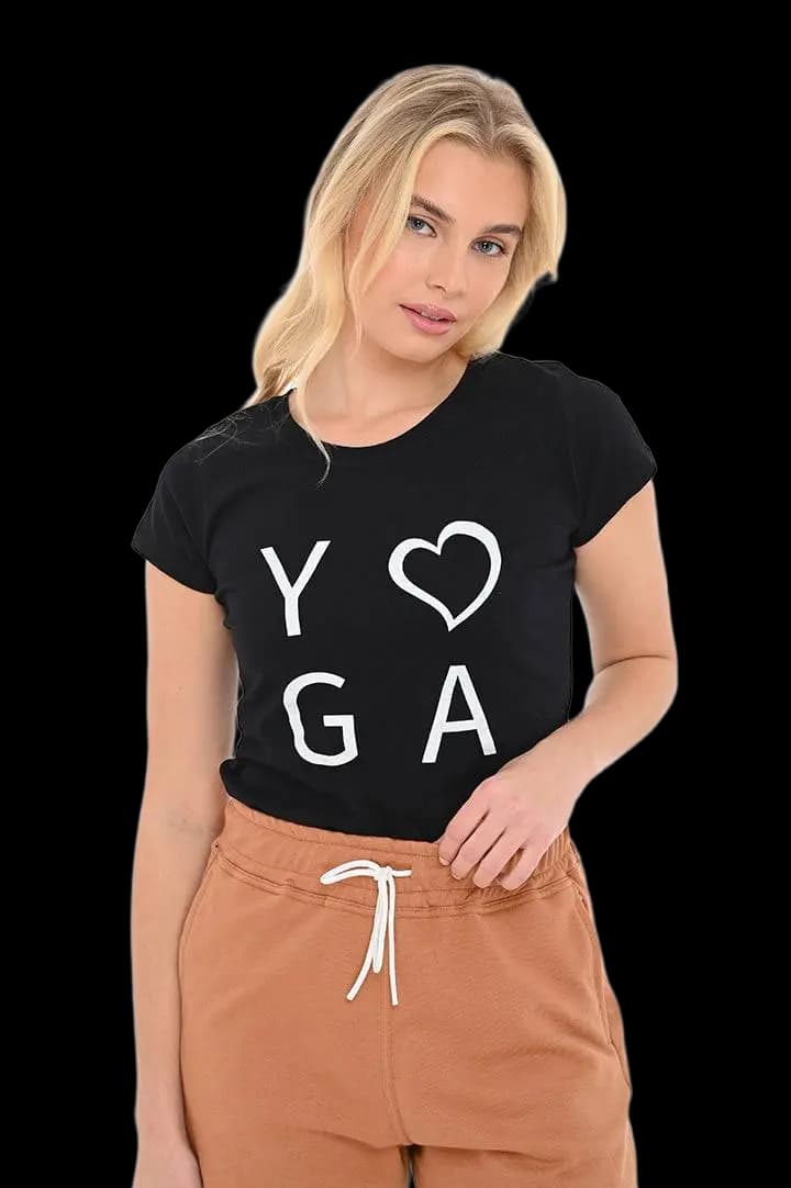 Μπλούζα μακό λαιμόκοψη στάμπα #768 YOGA 3 - Προϊόν